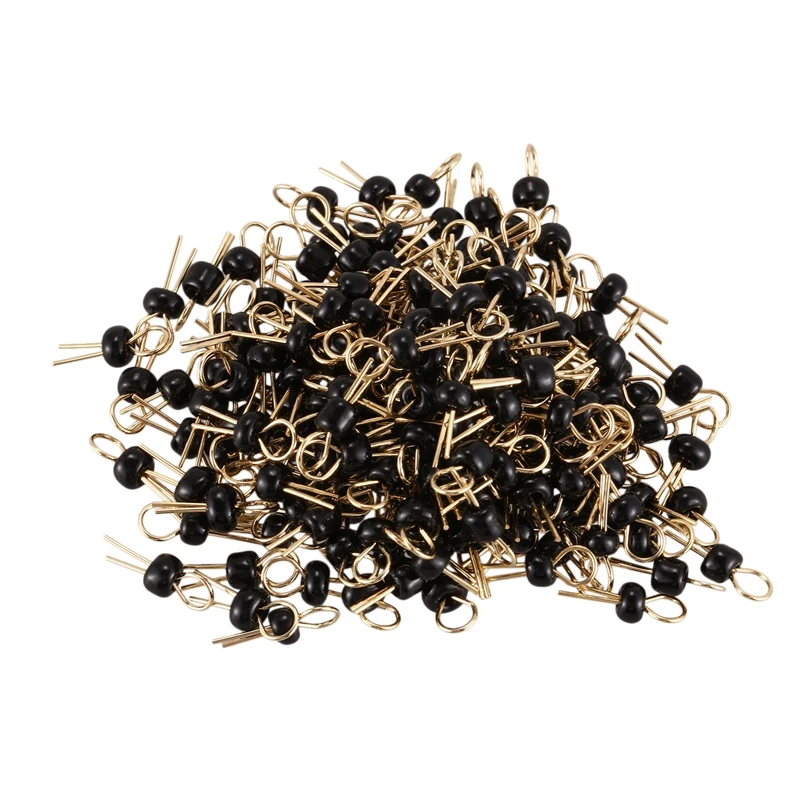 

200Pcs Black Gold Tone Soldering PCB Board Breadboard Test Point Pin
