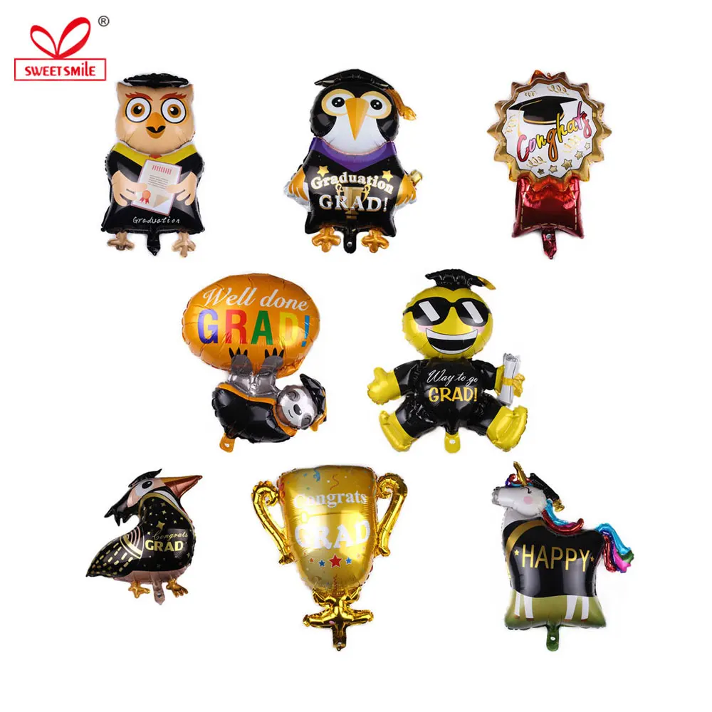 Выпускной фольга шары Сова дятел баллон Дети надувные игрушки украшения