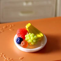 112dollhouse mini fruit grape strawberry miniature items food play ob11 model shoot props kitchen desk decoration accessories
