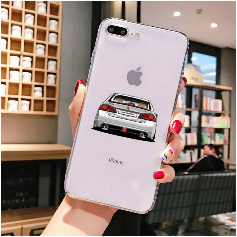 car eat sleep JDM Phone Case For iphone 13 X XS MAX 6 6s 7 7plus 8 8Plus 5 5S SE 2020 XR 11 11pro max Clear funda Cover