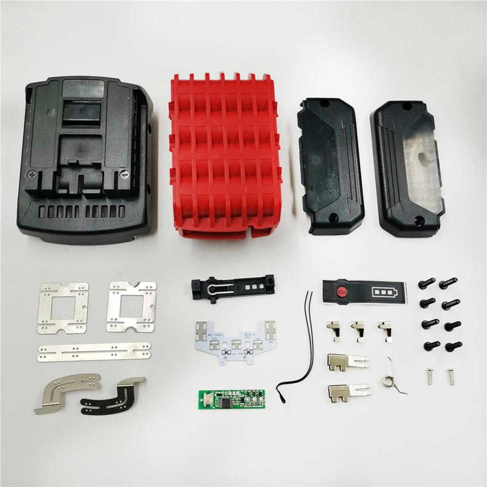 Battery Case Circuit Board LED Light Spring Set for Bosch 14.4V Li-ion Accessories | Электроника