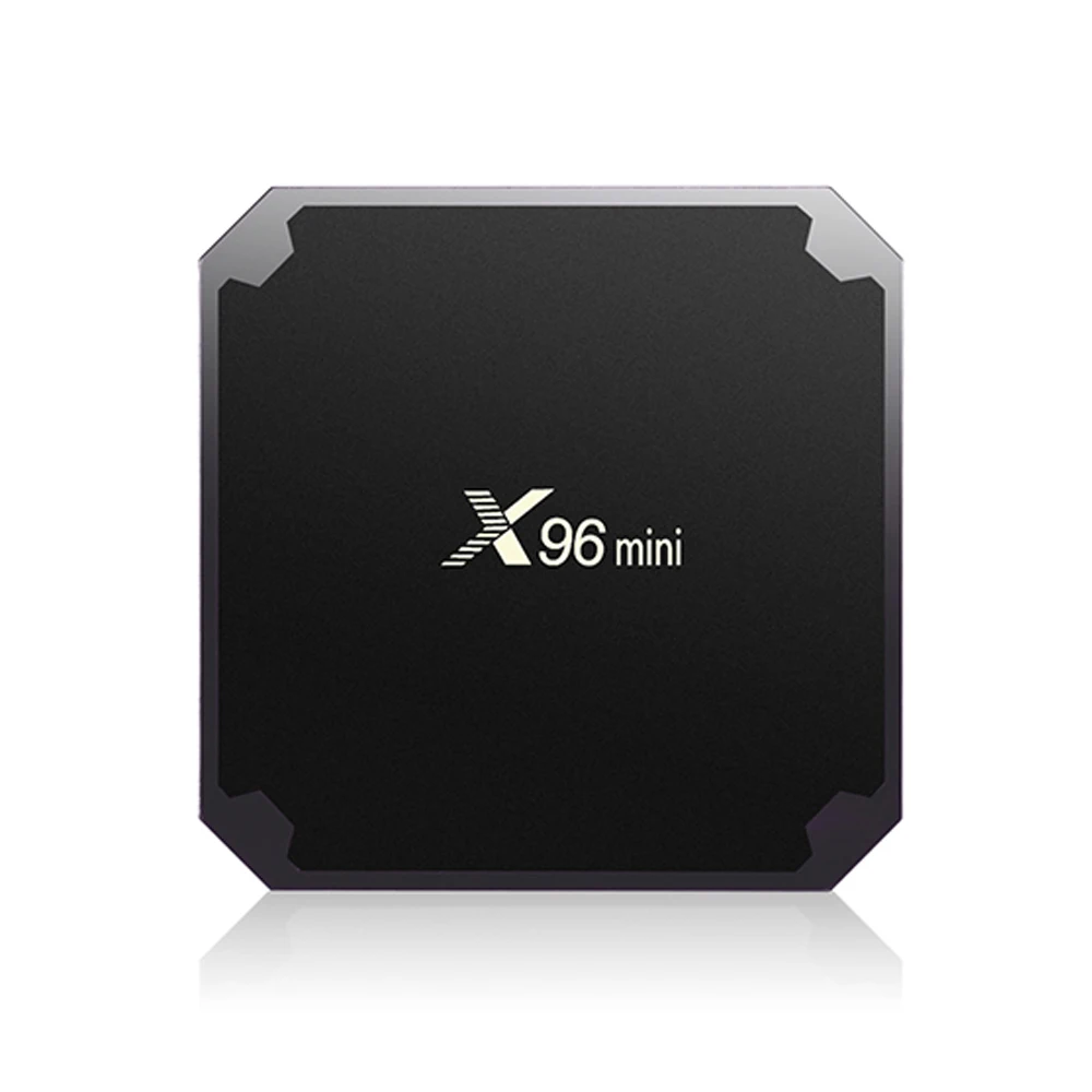 ТВ приставка X96mini 4K S905W Android TV BOX 7 1 с четырехъядерным процессором H.265 3D медиаплеер