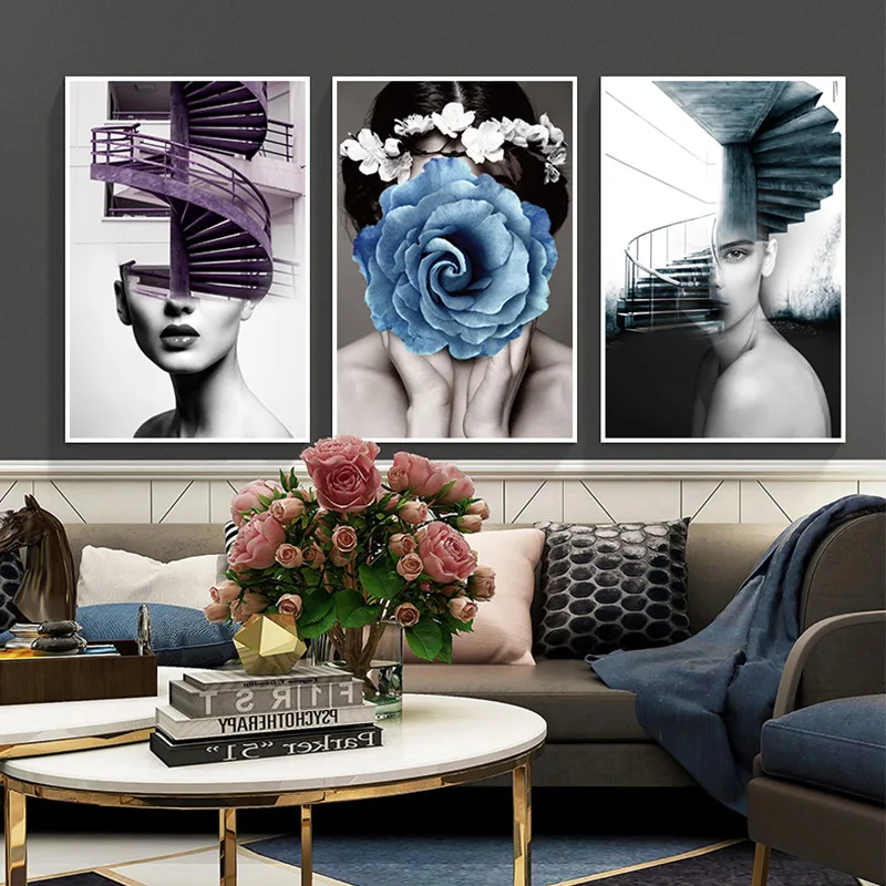 

Абстрактная красота тема HD картины и принты домашний коридор холст Декор настенная живопись для гостиной струйные плакаты