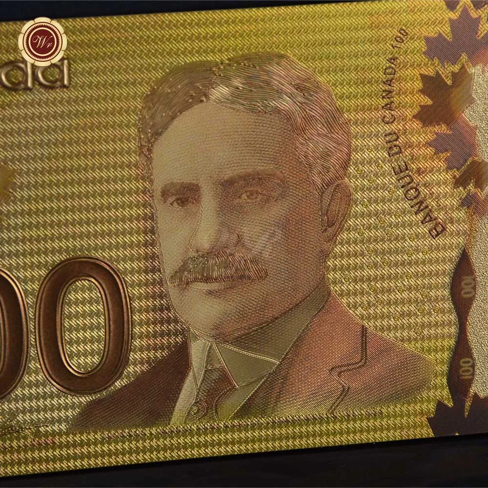 Валюта банка Канады сувенирная банкнота 100 канадская стандартная коллекционные