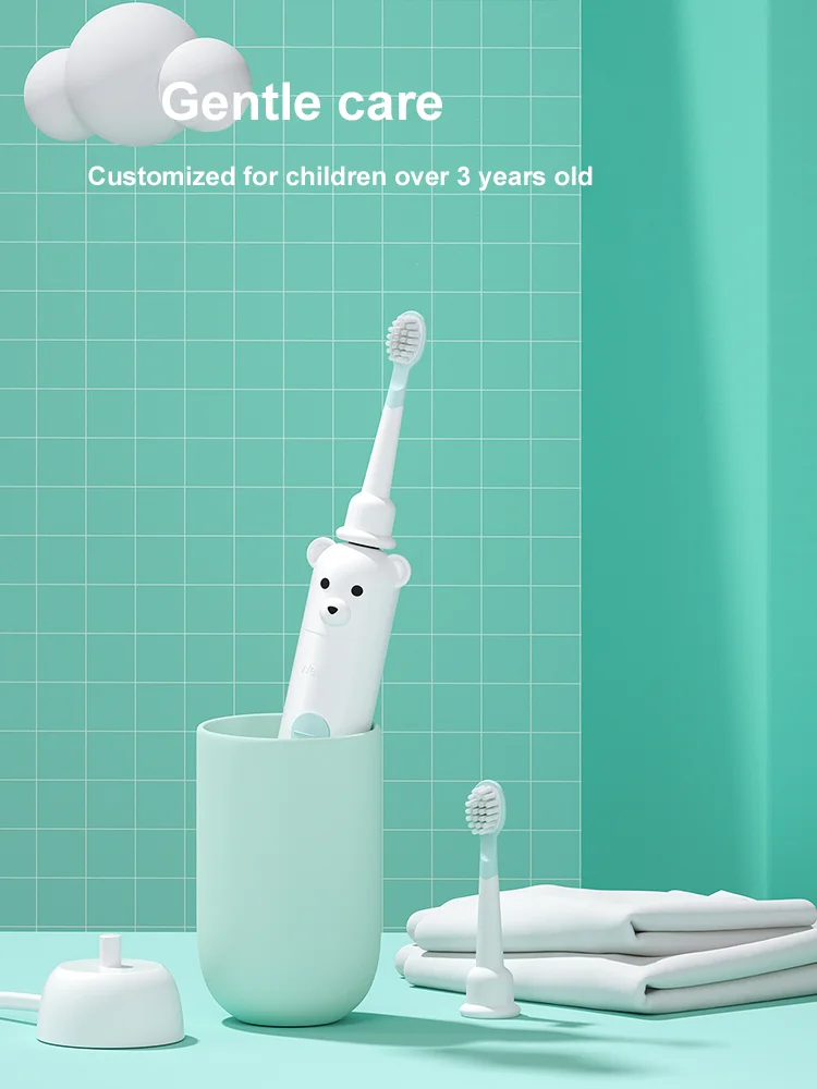 Новинка 2021 Детская электрическая зубная щетка 2 режима звуковая Автоматическая