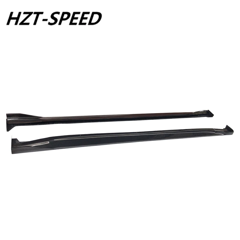 Стильный комплект для тела автомобиля из углеродного волокна боковые юбки