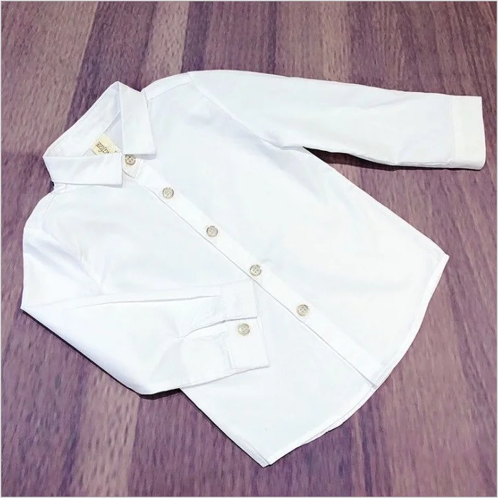 white shirt Детские торжественные комплекты с платьем комплект одежды из 3 предметов для мальчиков: блейзер с цветочным принтом+ жилет+ штаны Детский костюм для свадебной вечеринки, выступления на фортепиано - Цвет: white shirt