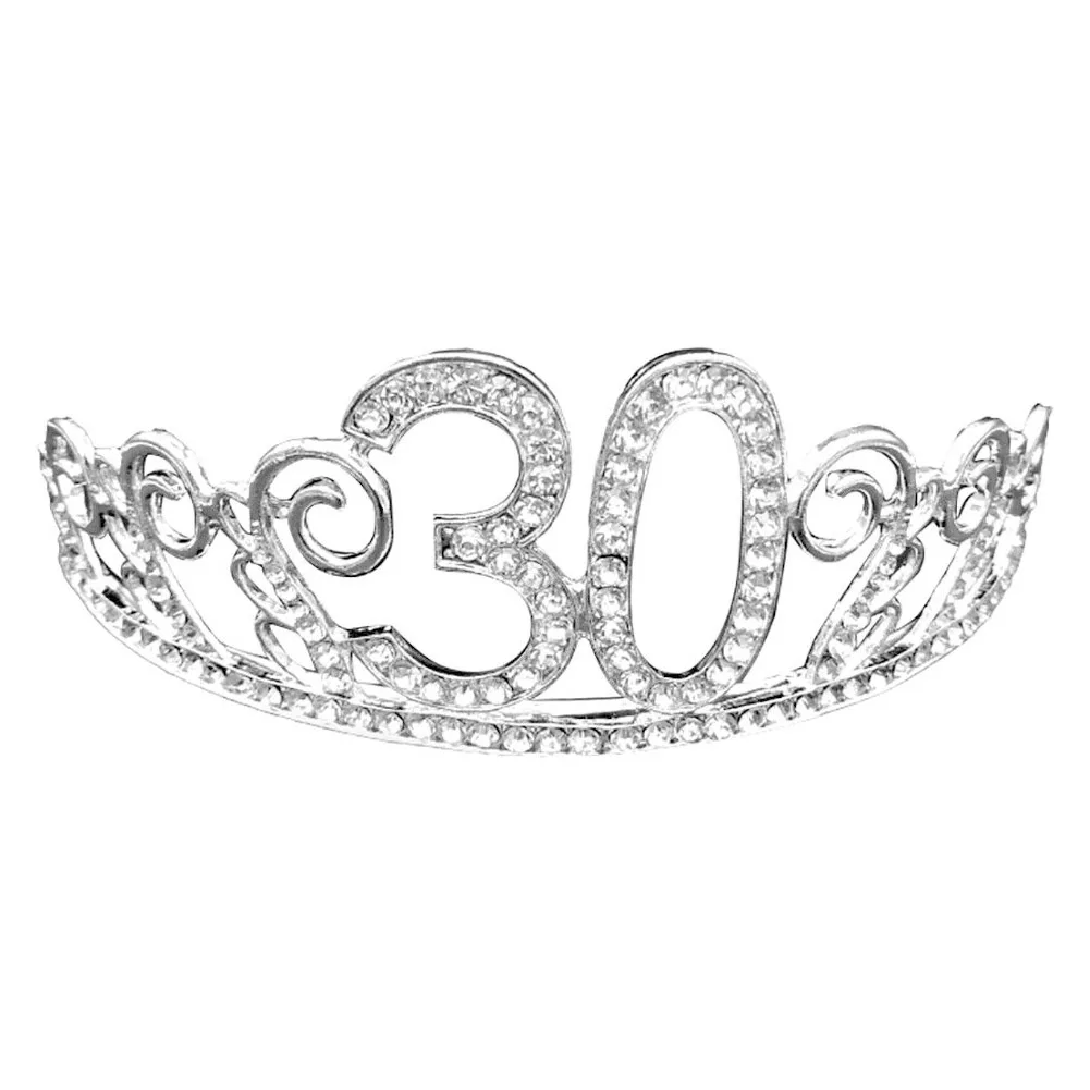 Украшение для торта в виде короны с номером цвета|Шляпы вечеринок| |