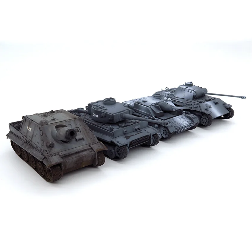 4D пластиковые сборные наборы танков масштаб 1:71 немецкая модель танка Второй