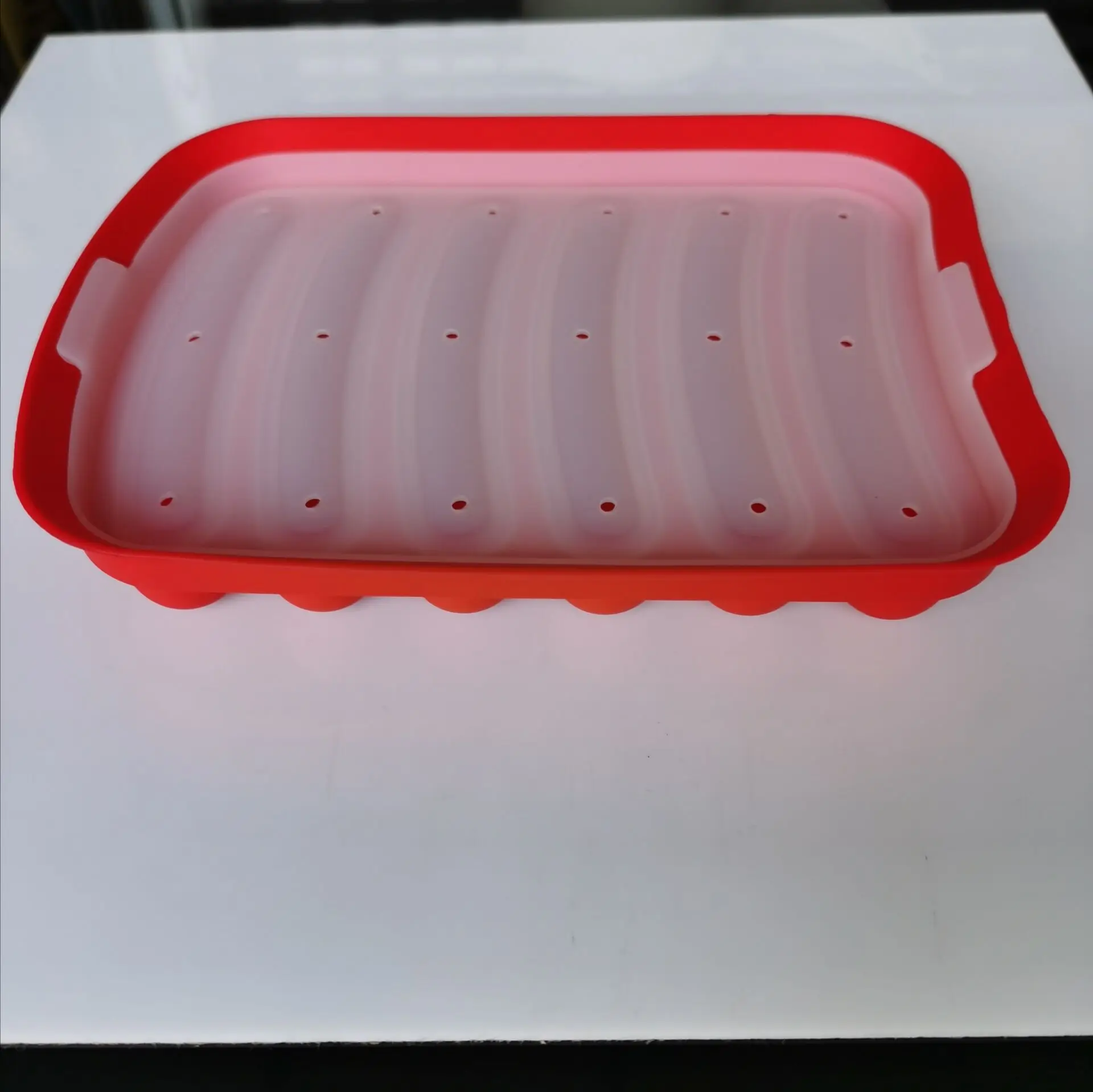 

Silicone Ham Hot Dog Burger Make Mould DIY Sausage Making Mould Baby Food Supplement Baking Tools Kitchen Props With 6 Grid