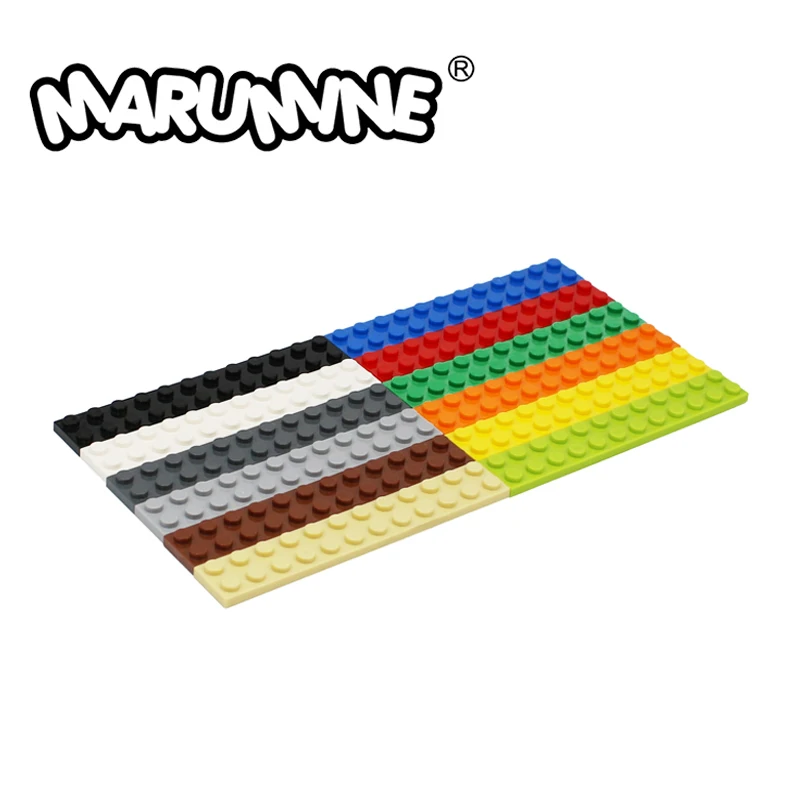 Пластина MARUMINE 2x12 строительный блок 2445 Базовая пластина 30 шт. создатель города