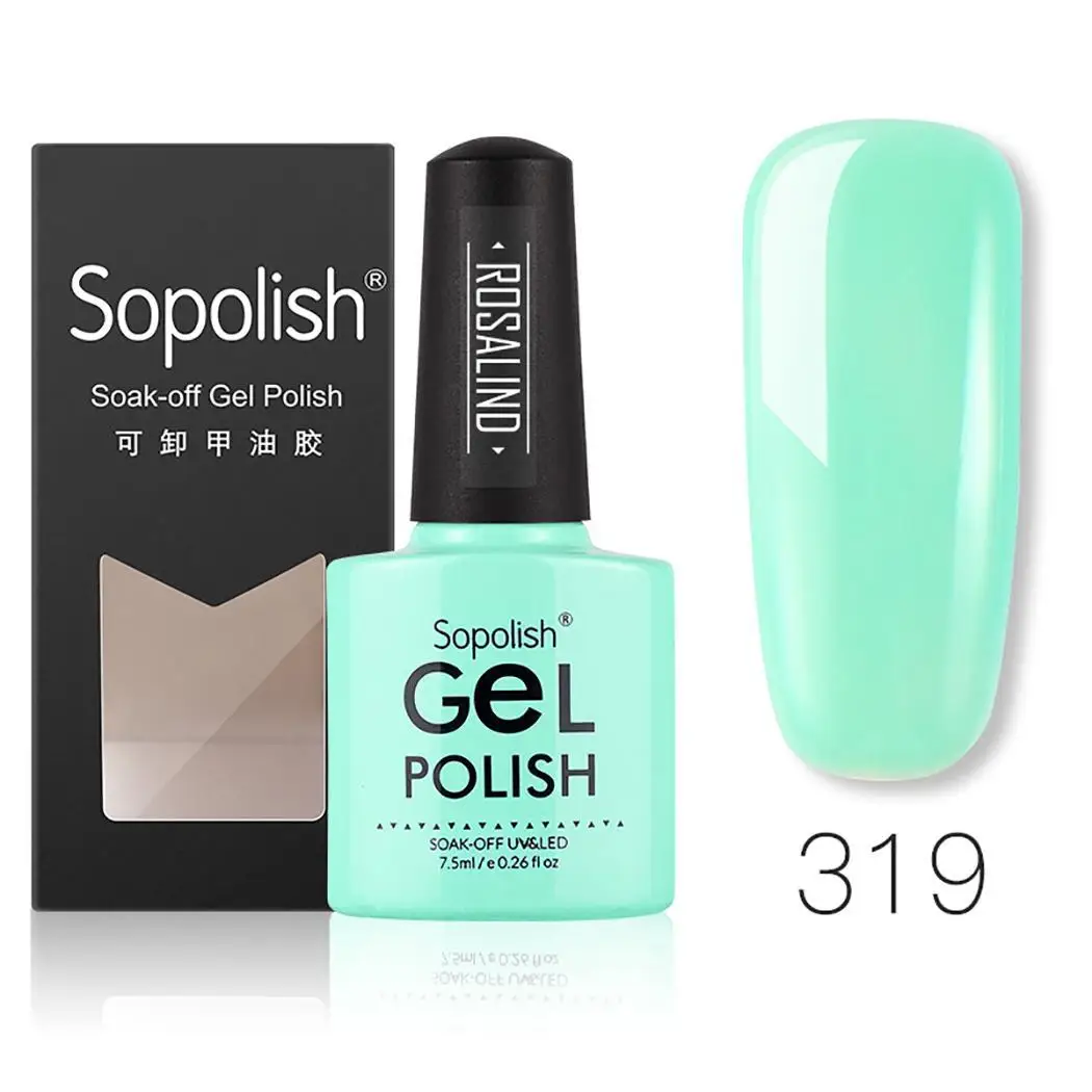 Женская мода фототерапия клей для ногтей УФ/светодиодный гель 7 5 мл 28 цветов