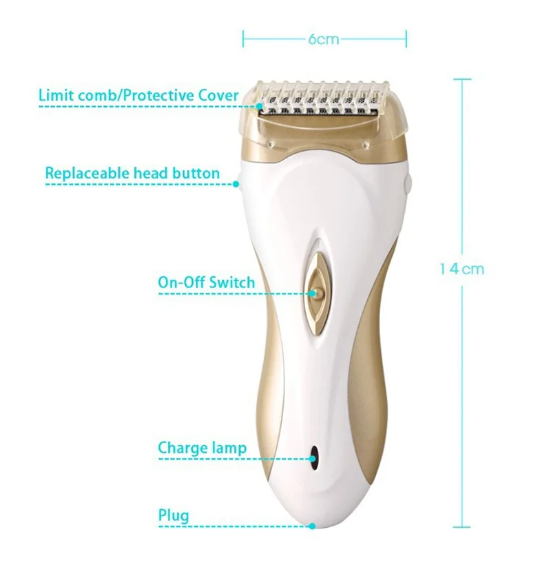 Kemei эпилятор Новый женский бритвенный шерстяной прибор нож для электробритва