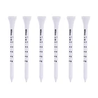 50 шт. Лидер продаж! Профессиональный Ти для гольфа 83 мм белый гольф деревянный футболка горячая Распродажа