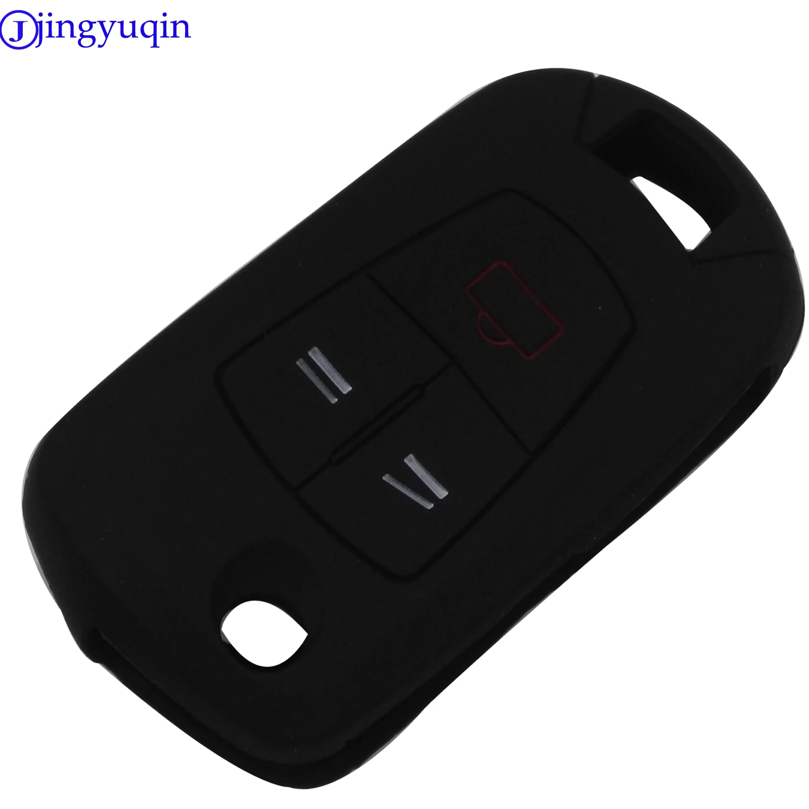 jingyuqin 3 Buttons Remote Silicone Car key cover Case Fob For Opel Vauxhall Astra Vectra Corsa Signum Folding Key | Автомобили и