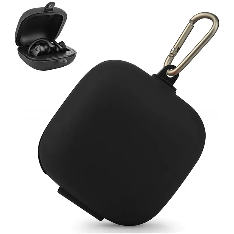 Противоударный силиконовый защитный чехол для наушников мягкий Apple Powerbeats Pro