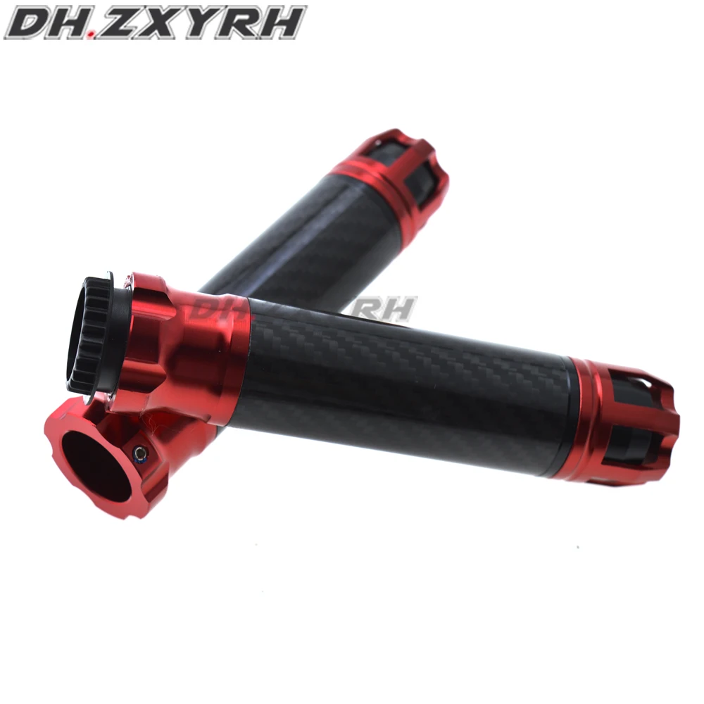 Руль мотоциклетный из углеродного волокна 7/8 дюйма 22 мм для Yamaha Suzuki Kawasaki Honda Benelli