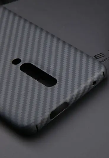 carbon bumper black Защитный чехол из углеродного волокна для oneplus 7 pro, задняя крышка, бампер, Арамид, роскошный бренд, дизайн - Цвет: carbon bumper black