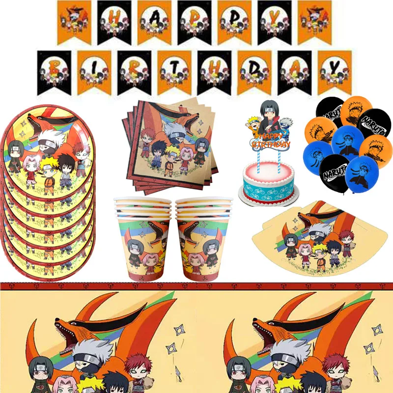 

Themed Birthday Party Decoration Set Balloons Flags Banners Cake Card Decorations Children Day Halloween Party Supplies