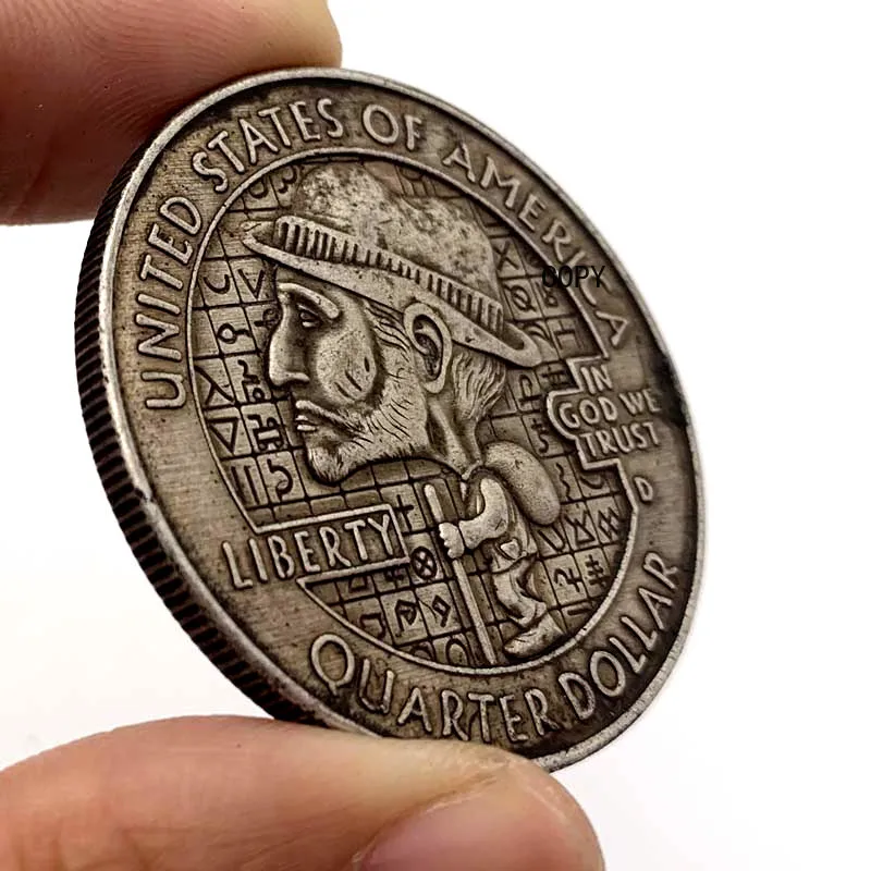 

United States Hobo Nickel Old Man Vagrant Pattern Souvenir Coin Morgan Dollar Collection Art Commemorative Coin