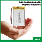 503048 800 мАч Lipo cells 3,7 V литиевая полимерная аккумуляторная батарея для MP3 MP4 GPS автомобильный рекордер Bluetooth гарнитура игрушка на батареях