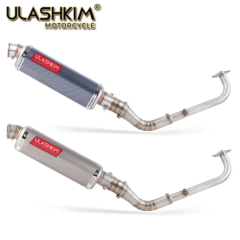

Modified Front Middle Link Pipe Scooter Exhaust Muffler Escape Full System Slip On For yamaha NMAX155 NMAX 155 2015-2017