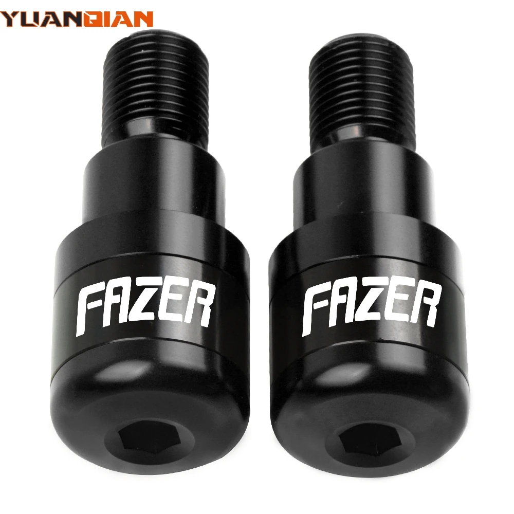Алюминиевые наконечники руля мотоцикла CNC крышки скользящие для YAMAHA FZ6/FAZER/R 2014 2016