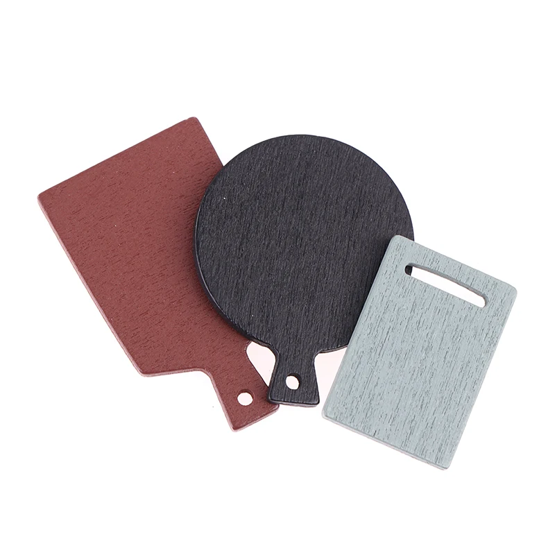 3 шт./компл. мини-поддон для кукольного домика обеденная тарелка поднос пиццы