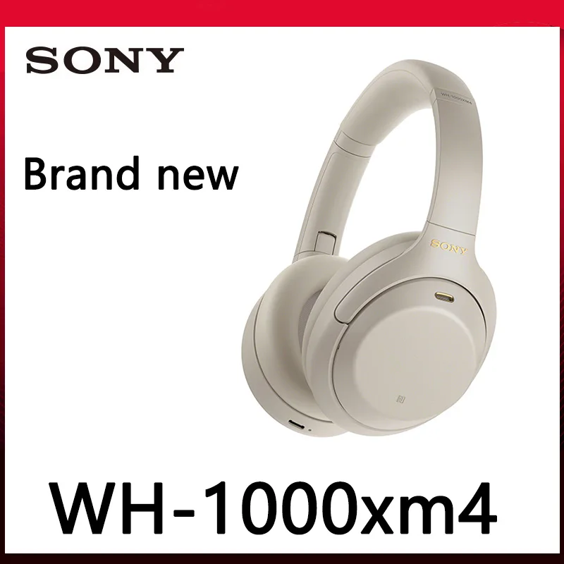 

Шумоподавляющие наушники Sony wh 1000xm4, Bluetooth-гарнитура с микрофоном
