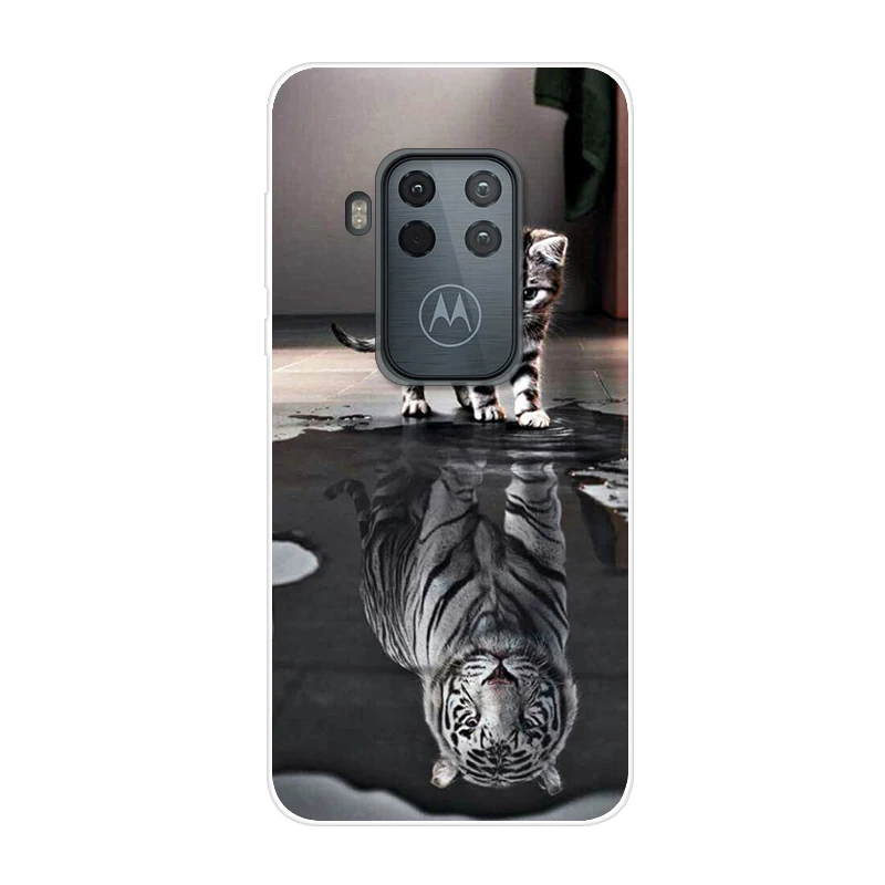 6,39 ''для Motorola One Zoom чехол с милым рисунком Мягкий ТПУ силиконовый чехол для телефона для Motorola Moto One Pro чехол s Coque OneZoom