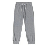 new mens sports pants knitted cotton solid color retro tie feet trousers brand sweatpants youth trousers with pockets