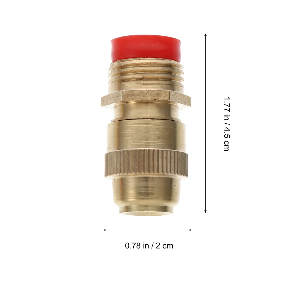 

5Pcs 3/4 Inch Brass Spray Nozzle Useful Watering Sprayer Garden Hose Nozzle