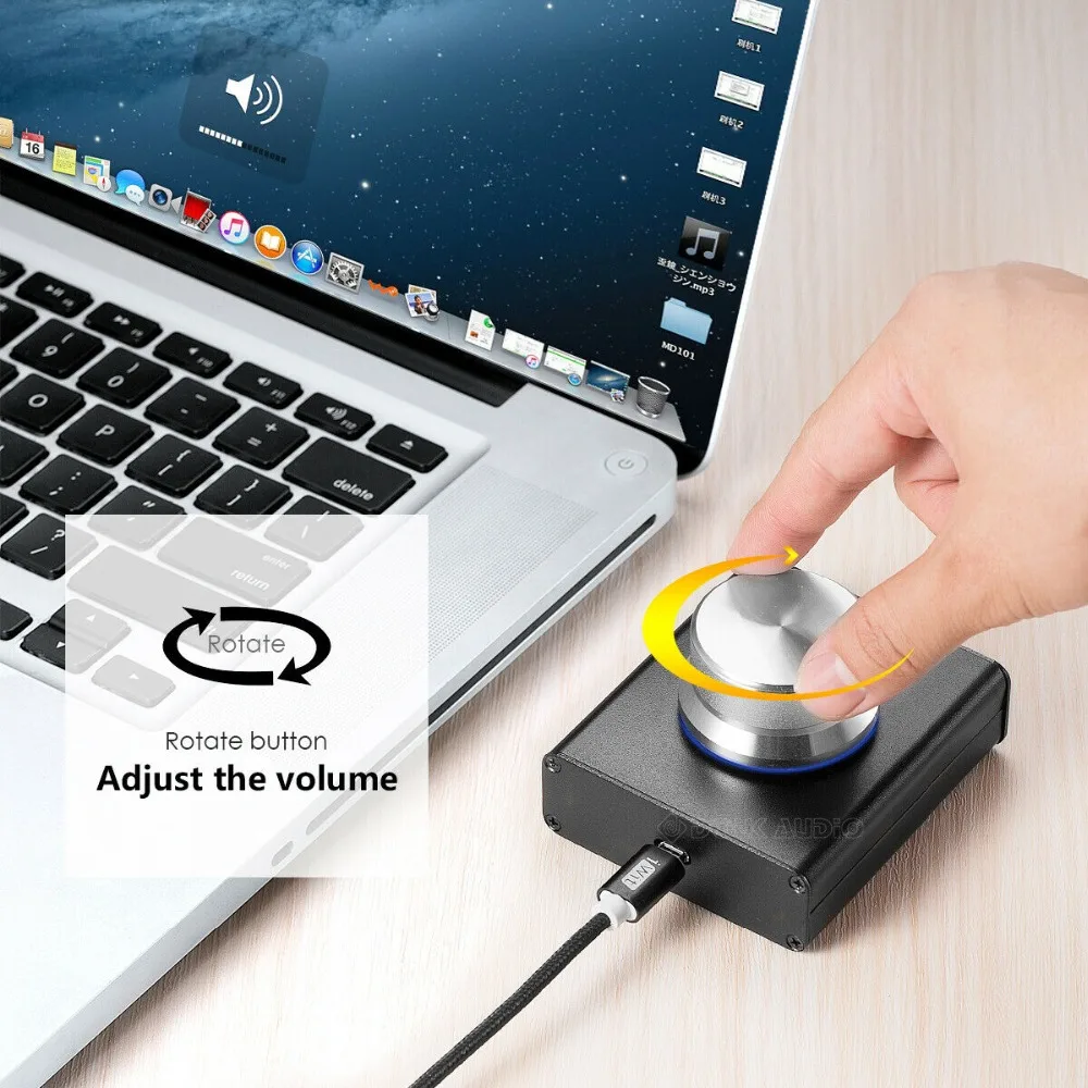 Douk аудио мини USB регулятор громкости Lossless VOL регулятор для планшетных ПК компьютер динамик аудио
