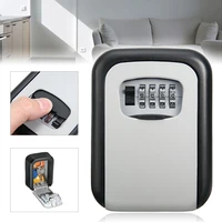1pc 4 digit combination key lock box wall mount safe security storage case organizer for car padlock keys