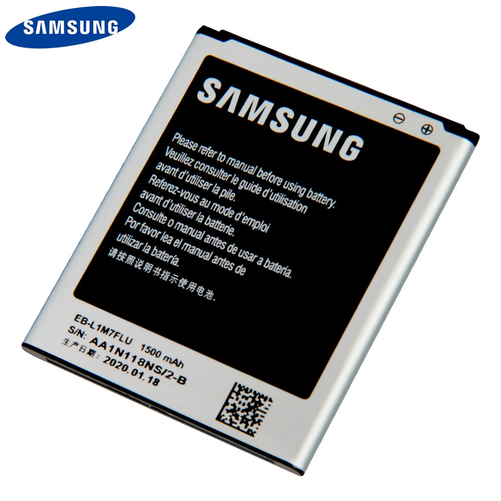 Оригинальная запасная аккумуляторная батарея для Samsung Galaxy S3Mini S3 Mini I8190 I8190N i8200 1500