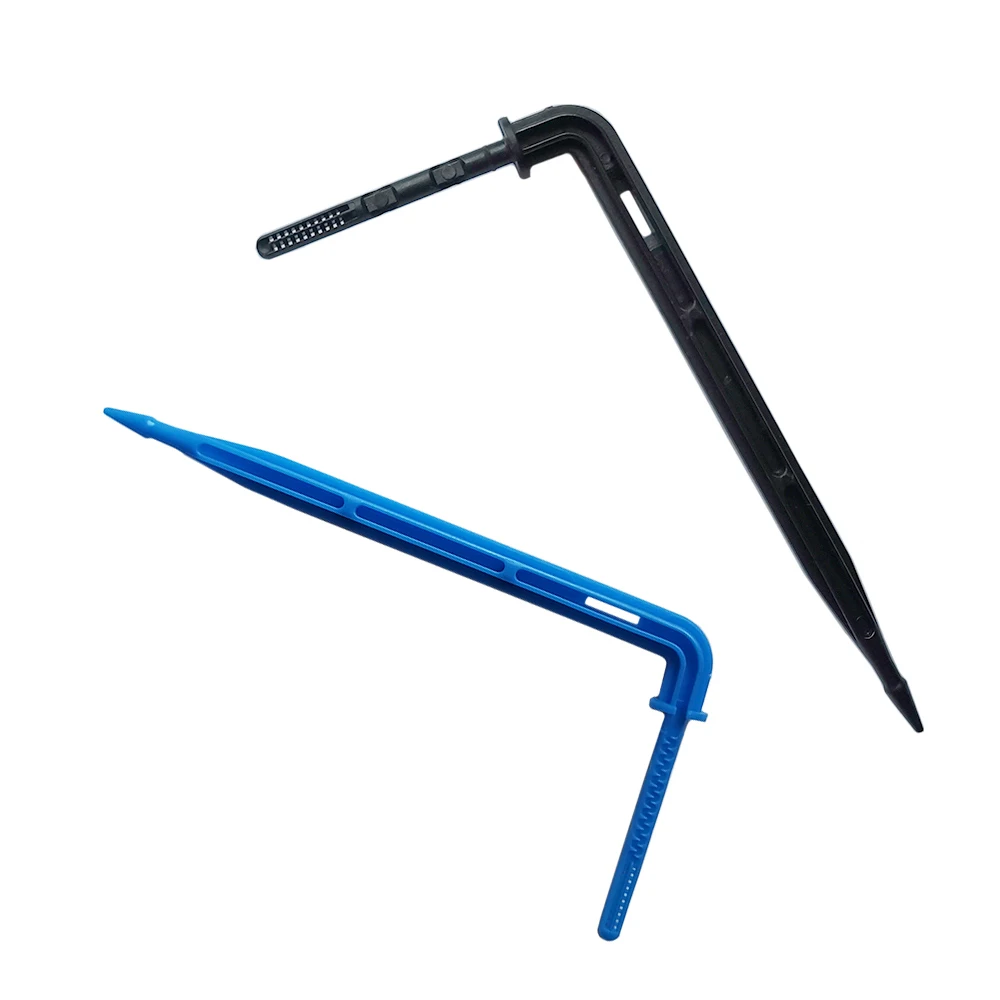 100 шт. микрокапельное орошение излучатель изгиб стрелы капельница для сада