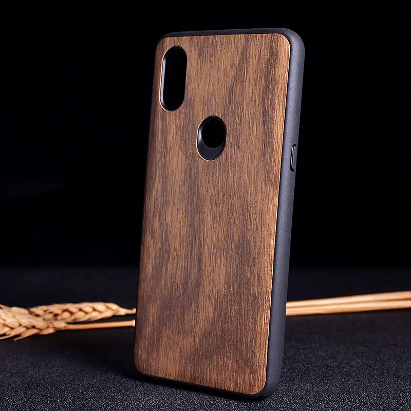 Чехол с имитацией под дерево для Xiaomi Mi Mix3 пасторальным дизайном ТПУ + ПК материал 2