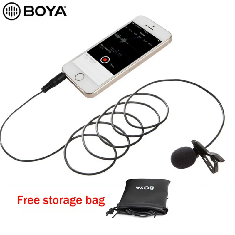 Всенаправленный петличный конденсаторный микрофон для iPad iPod iPhone Sumsung S6 S5