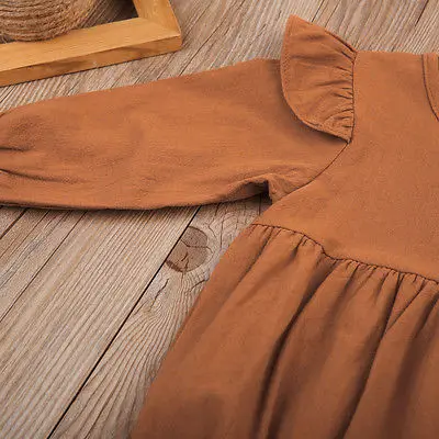 Новая мода 2020 Осенние комбинезоны для новорожденных и маленьких девочек милые