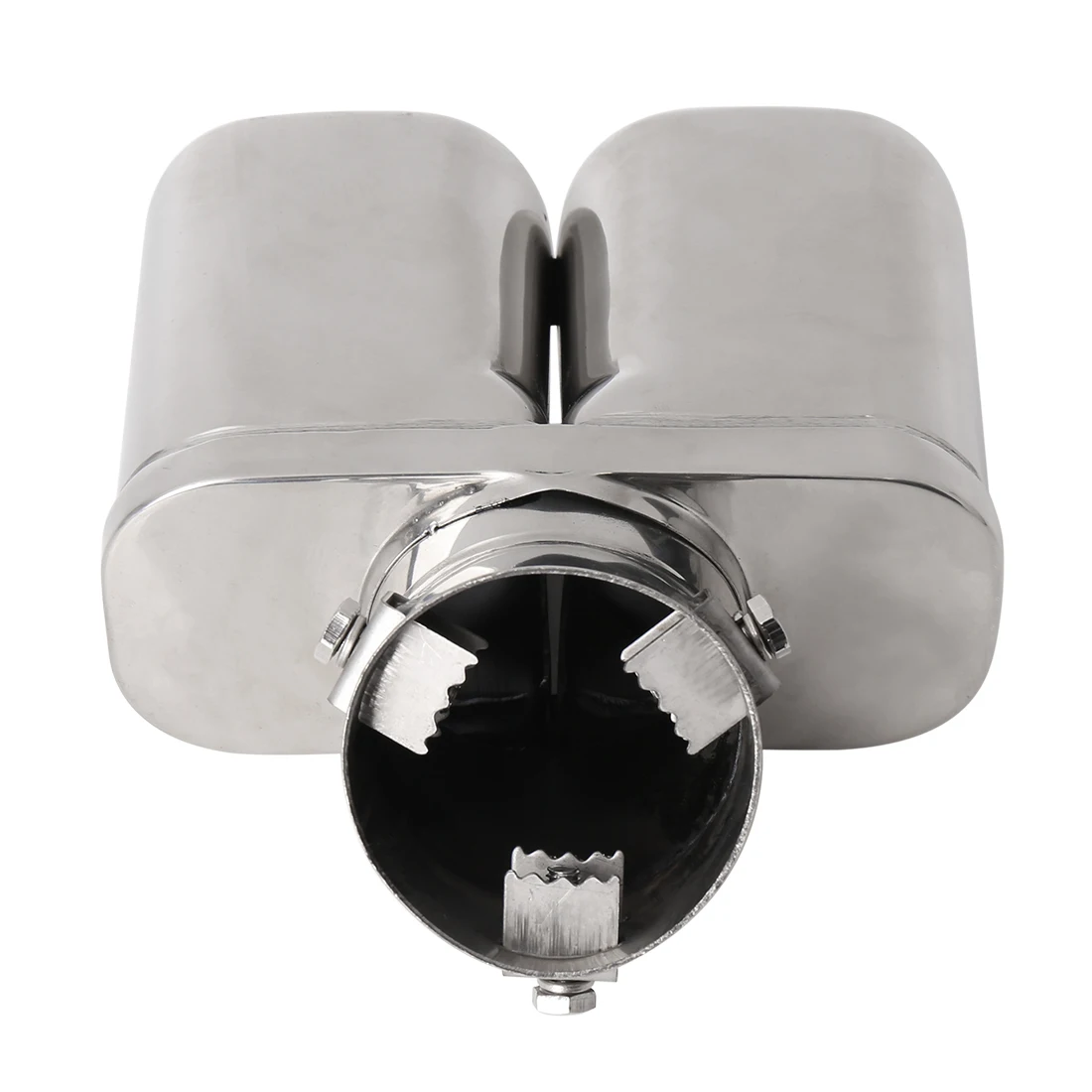 X Autohaux Нержавеющая Сталь автомобильный двойной настенный наконечник выхлопной