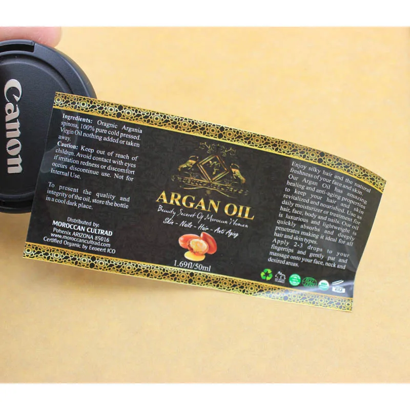 

Пользовательская этикетка на бутылке в рулоне, флакон 10 мл, водонепроницаемые наклейки из ПВХ, виниловые прозрачные наклейки