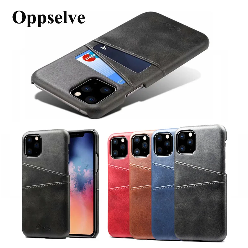 

Luxury Pu Leather Card Holder Phone Case for iPhone 11 Pro Max X XR XS Max 8 7 6 6S Plus Case Back Cover for iPhone SE 2020 Capa