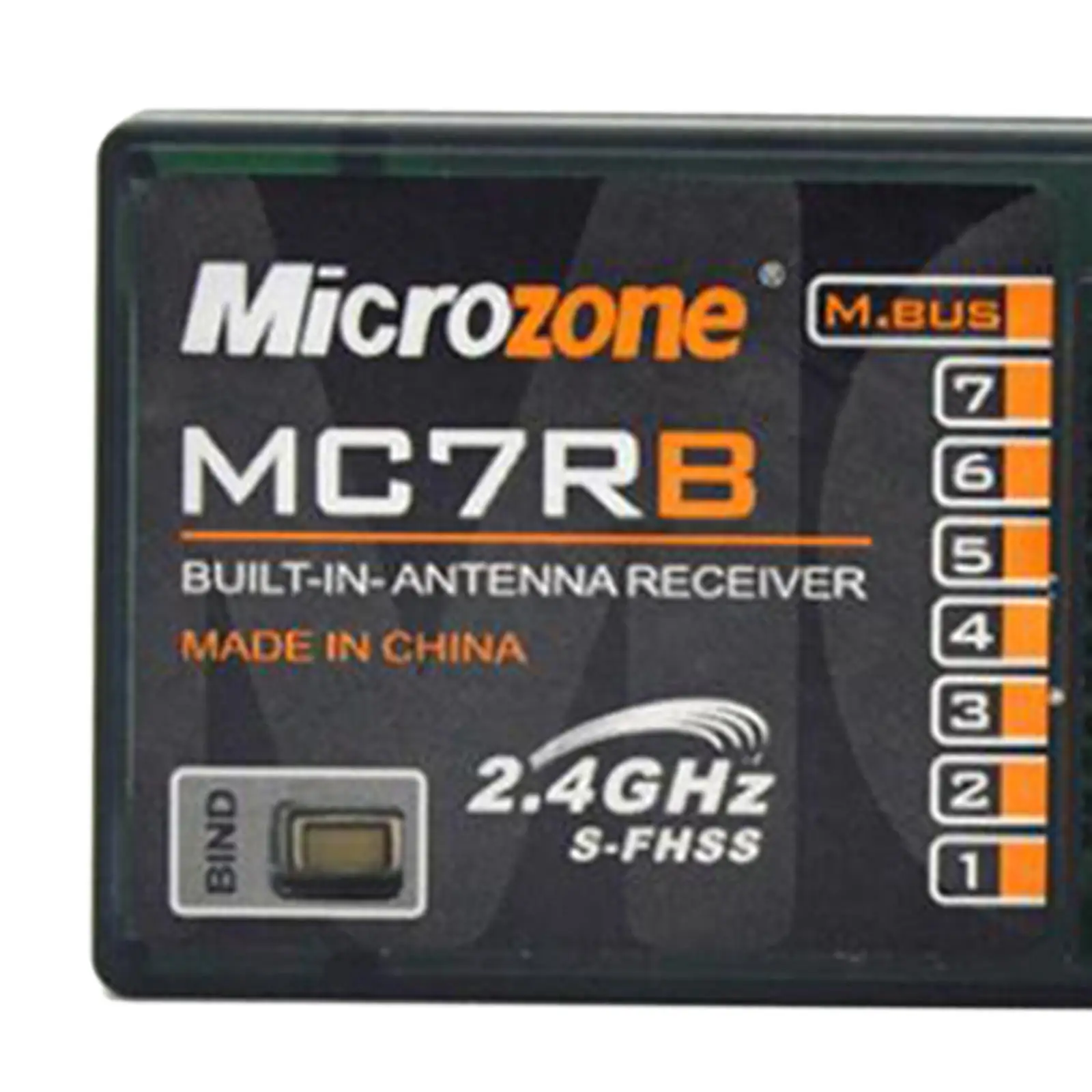 7-канальный приемник MC7RB 2 4G S-FHSS System M-Bus Φ для передатчика системы Microzone