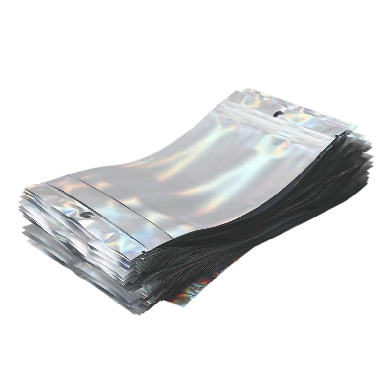 Многоразовые Пакеты с защитой от запаха мешок из фольги на плоской молнии для