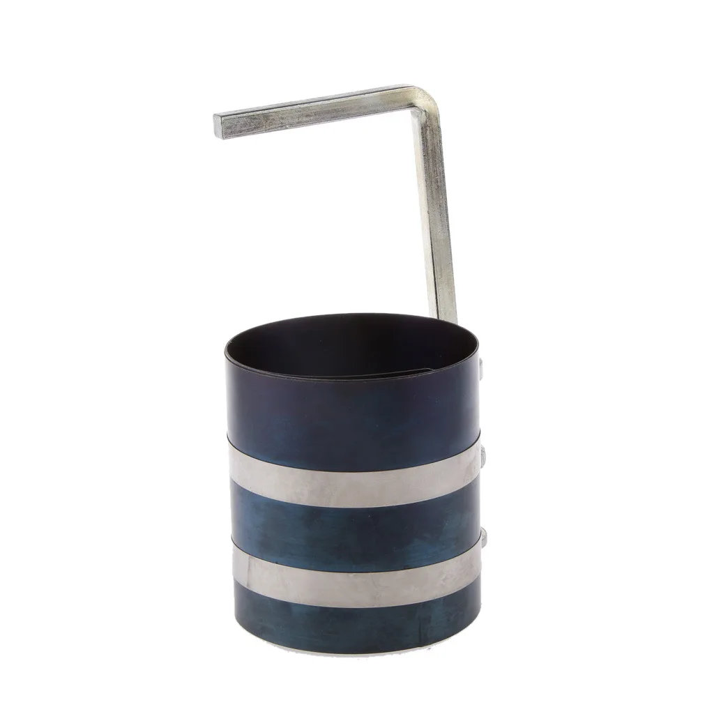 

3" Piston Ring Compressor 53-175mm Engine Ratchet Type Clamp Band Installer With Quick Release 15C For 1/4" Drive Key Car Garage