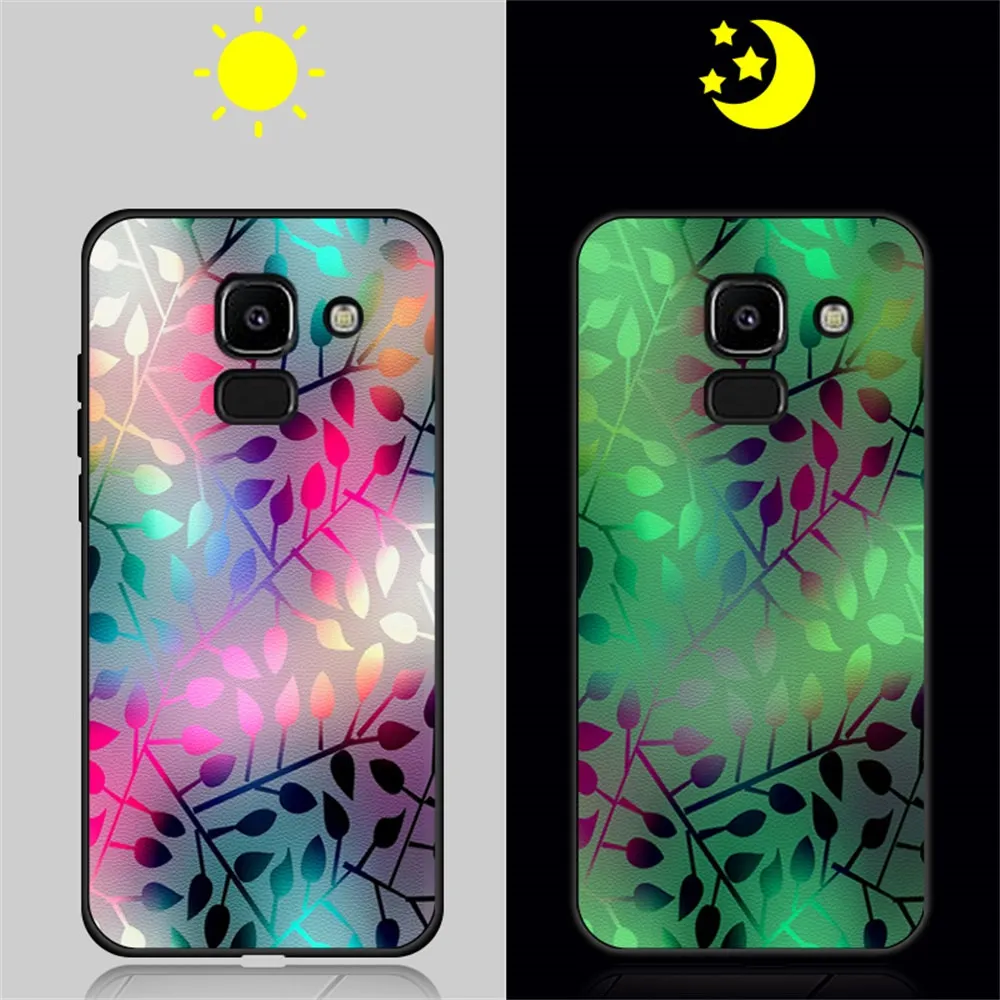 2 Светящийся чехол для samsung Galaxy A10 A20 A30 A40 A50 A60 A70 Крышка для samsung Galaxy A6 A7 A750 кожи Funda светящийся чехол - Цвет: 2