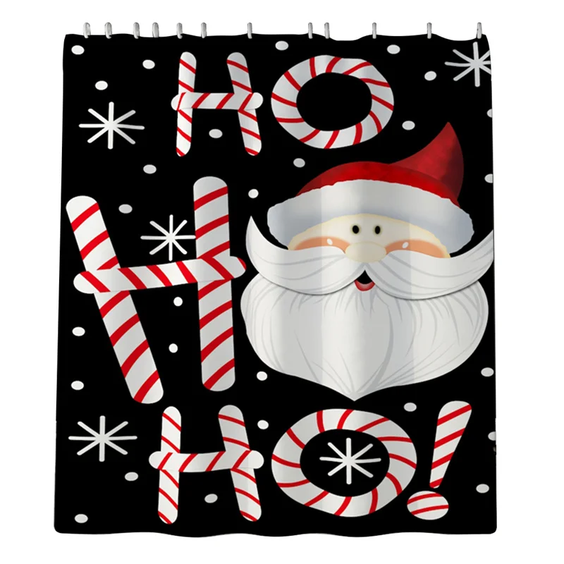 Рождественская серия Звездный колокол с принтом Санта Клауса водонепроницаемая