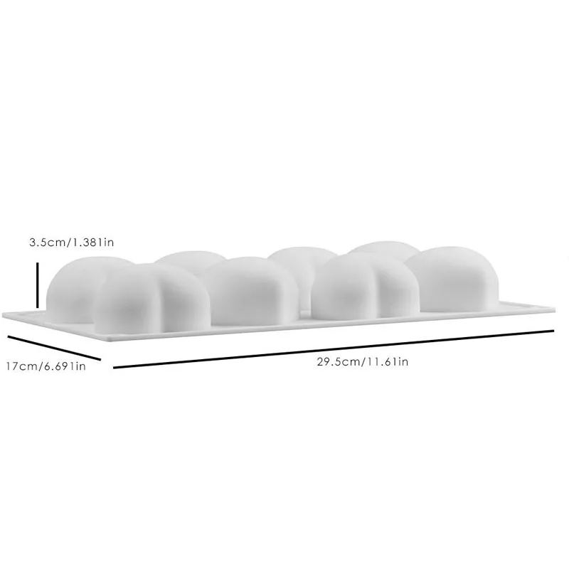 

Heart Silicone Mold For Mousse Cake Bakeware Chocolate Dessert Wedding 3D Mould Valentine's Day Christmas