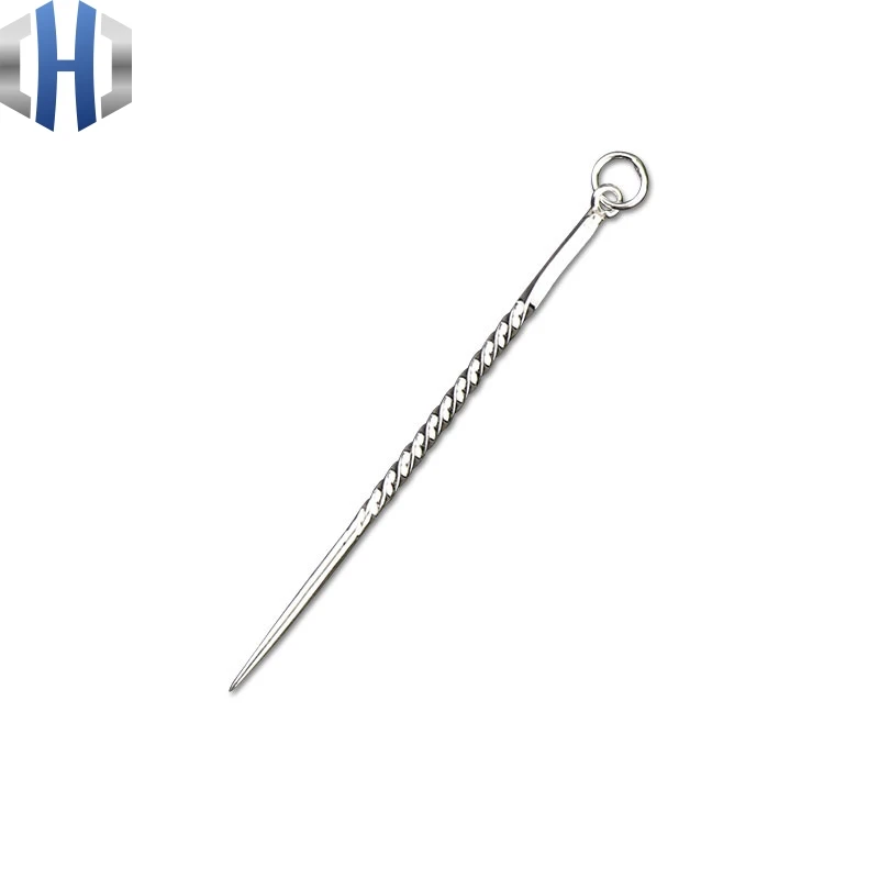 Портативная зубочистка S990 из стерлингового серебра алюминиевая креативный