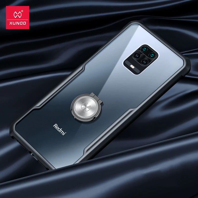 

For Xiaomi Redmi Note 9 Pro Case Luxury Airbags Shockproof Bumper Transparent Back Cover for Redmi Note 9S Note 10 Xundd